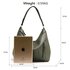 AG00529 - Wholesale & B2B Grey Hobo Shoulder Bag Supplier & Manufacturer