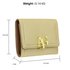 AGP1086 - Gold Flap Purse/Wallet With Gold Metal Work