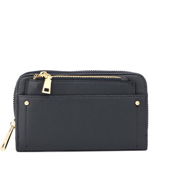 AGP1096 - Navy Zip Coin Purse With Removable Pouch