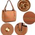 AG00570 - Brown Anna Grace Fashion Tote Handbag