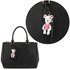 AGCK1075 - White / Pink Creative Cute Bear Style Bag Charm