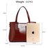 AG00528 - Burgundy Women's Shoulder Handbag