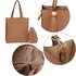 AG00594 - Nude Fashion Tote Bag With Tassel