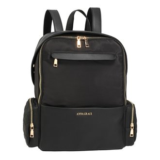 AG00572 - Black Backpack Rucksack School Bag