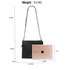 AG00596 - Black Anna Grace Fashion Tote Bag