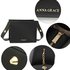 AG00596 - Black Anna Grace Fashion Tote Bag
