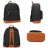 AG00620 - Black Backpack School Bag