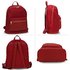 AG00581 - Burgundy Unisex Backpack School Bag