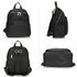 AG00614 - Black Backpack Rucksack School Bag
