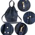 AG00622 - Wholesale & B2B Navy Women's Drawstring Bucket Bag Supplier & Manufacturer