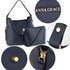 AG00696 - Navy Shoulder Bag With Pouch