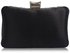 LSE0049 - Wholesale & B2B Gorgeous Black Crystal Strip Clutch Evening Bag Supplier & Manufacturer