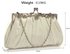 LSE0098 - Ivory Crystal Evening Clutch Bag