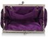 LSE0098 - Purple Crystal Evening Clutch Bag