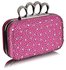 LSE00119- Wholesale & B2B Women's Pink Knuckle Rings Evening Bag Supplier & Manufacturer