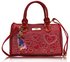 LS7016 - Red Heart Diamante Tote Bag With Charm