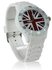 LSW007-Wholesale & B2B Unisex White Union Jack Watch Supplier & Manufacturer
