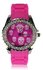 LSW003-Wholesale & B2B Fuchsia Womens Skull Diamante Watch Supplier & Manufacturer