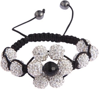 LSB0033-Wholesale & B2B White Shamballa Bracelet Crystal-Disco Ball Friendship Bead Supplier & Manufacturer