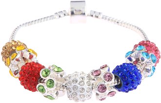 LSB0044- Multi Colour Crystal Bracelet