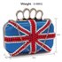 LSE00169 - Wholesale & B2B Blue Knuckle Rings Clutch With Crystal Decoration Supplier & Manufacturer