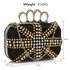 LSE00176- Wholesale & B2B Black Women's Knuckle Rings Evening Bag Supplier & Manufacturer