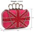 LSE00177- Wholesale & B2B Pink Women's Knuckle Rings Evening Bag Supplier & Manufacturer