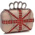 LSE00177- Wholesale & B2B Nude Women's Knuckle Rings Evening Bag Supplier & Manufacturer