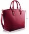LS0085- Red Fashion Tote With Long Strap