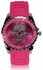 LSW0012- Unisex  Fuchsia Skull Watch