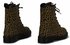 LSS00112 - Brown leopard  Patent Chunky Boots