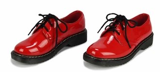 LSS00111 - Red lace Up Shoes