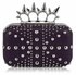 LSE00185- Wholesale & B2B Purple Women's Studded Evening Bag Supplier & Manufacturer