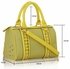 LS7007 - Yellow Studded  Bag