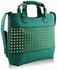 LS00106A -  Emerald Ladies Fashion Studded Tote Handbag