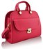 LS008A- Pink Womens Satchel With Long Strap