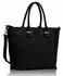 LS0076A  - Luxury Black Tote Bag