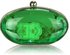LSE0051 - Green Transparent Clutch Bag