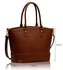 LS0039  - Brown Tote Shoulder Bag