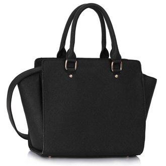 LS00150B - Black Tote Shoulder Bag