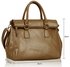 LS00227 - Nude Grab Handle Handbag