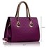 LS00113 - Purple Grab Shoulder Handbag