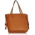 LS00298 - Brown Women's Large Tote Bag