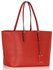 LS00297 - Wholesale & B2B Red Women's Large Tote Bag Supplier & Manufacturer