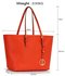 LS00297 - Orange Women's Large Tote Bag