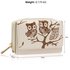 LSP1045 - Ivory Owl Design Purse/Wallet