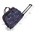 LS00309B- Navy Light Travel Holdall Trolley Luggage With Wheels - CABIN APPROVED