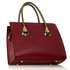 LS00113 - Burgundy Grab Shoulder Handbag