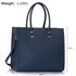 LS00319 - Navy Fashion Tote Handbag