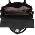 LS00301L - Black Twist Lock Flap Grab Shoulder Bag